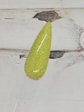 chartreuse reflective glitter