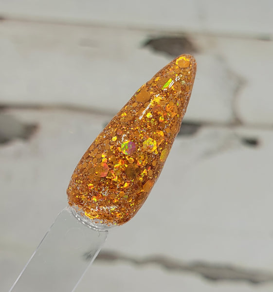 Halloweentown orange cheasy glitter