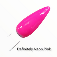 Definitely neon pink