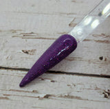 purple glitter