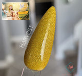 harvest yellow reflective glitter