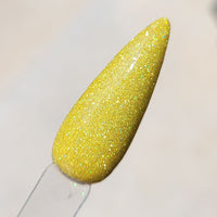 yellow reflective glitter