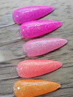 pink reflective glitter tonal collection