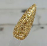 gold and silver glitter